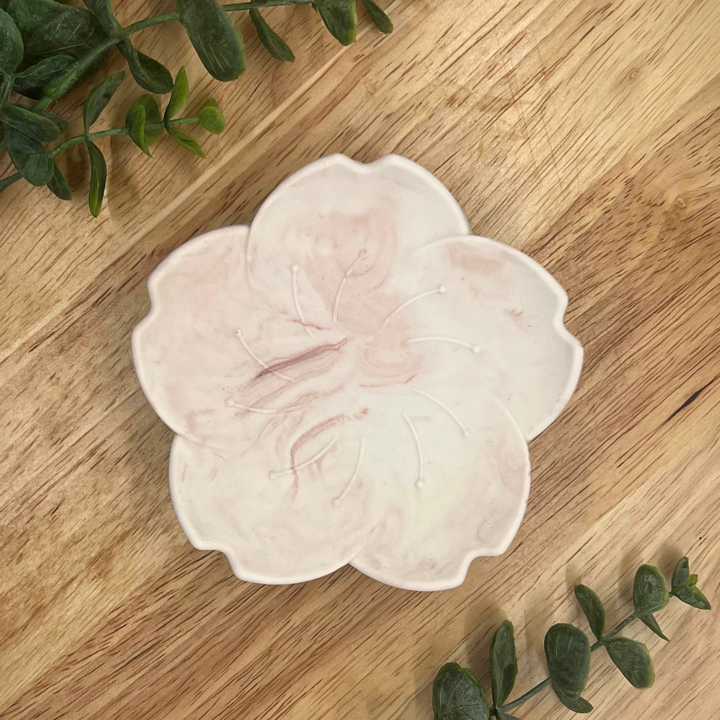 The Sakura Trinket Tray in Light Pink