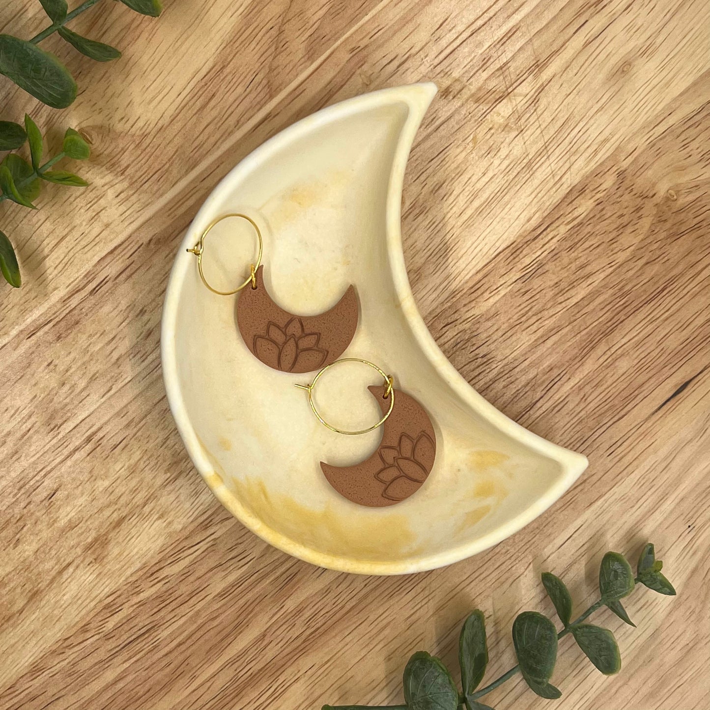 The Moon Trinket Tray in Yellow