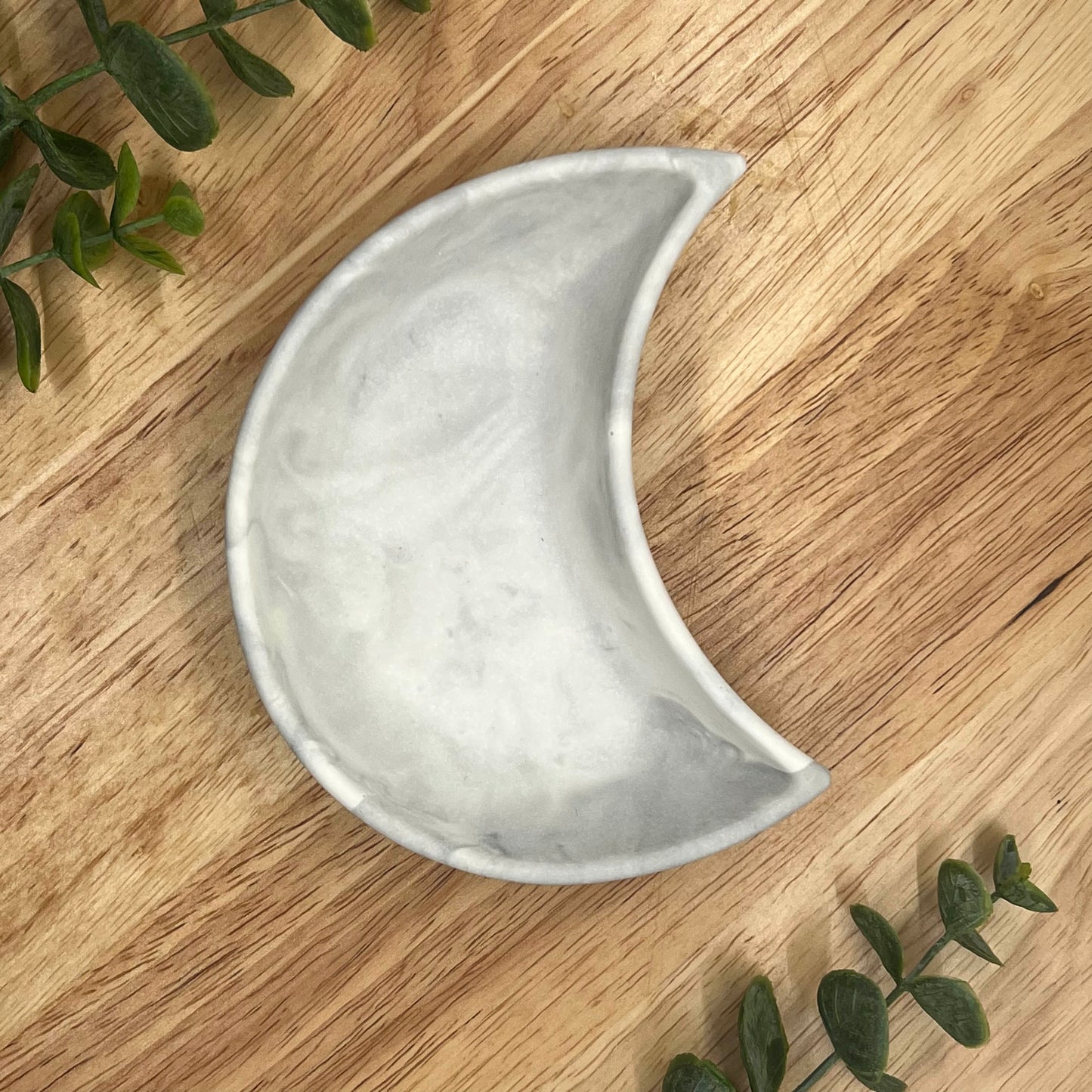 The Moon Trinket Tray in Grey