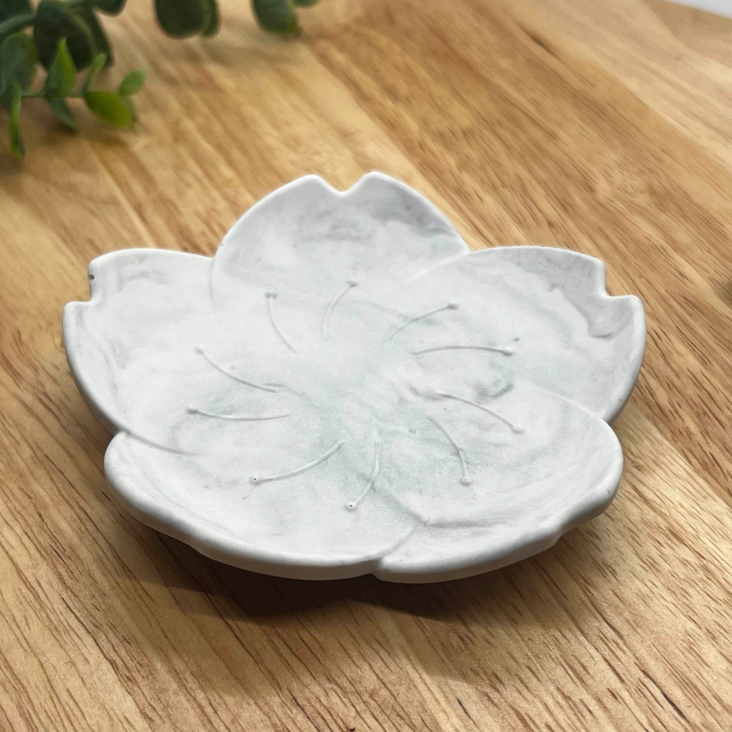 The Sakura Trinket Tray in Grey