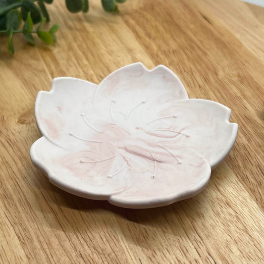 The Sakura Trinket Tray in Light Pink